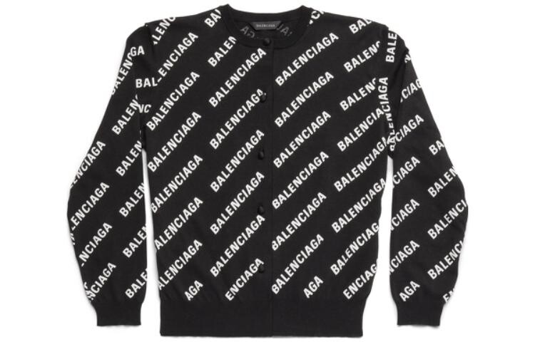 Трикотаж женский черный Balenciaga