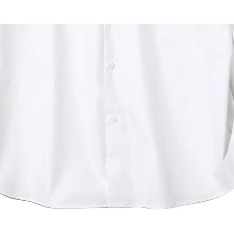 Рубашка Jil Sander SS25 мужская белая UNIQLO, White — фото 3
