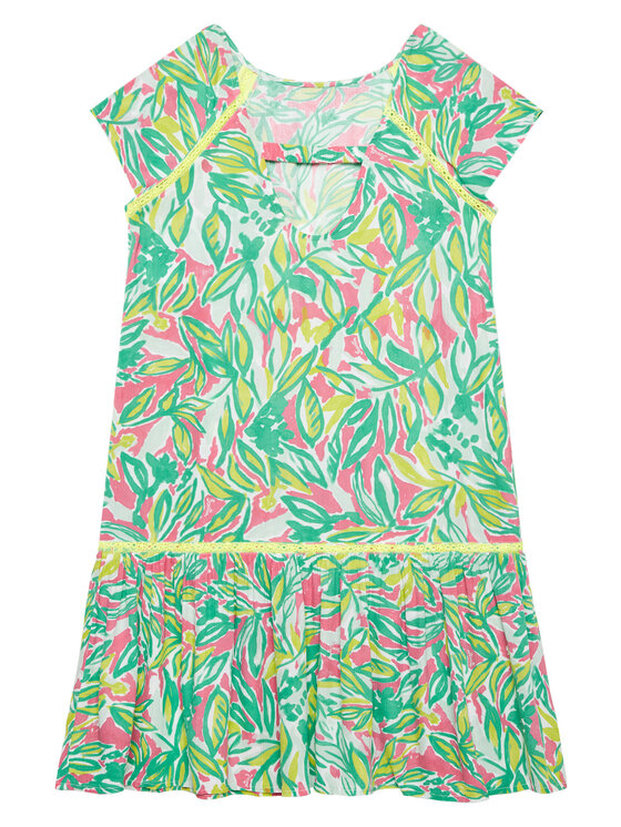 Летнее платье стандартный крой 4UIACV03G United Colors Of Benetton, мультиколор — фото 2