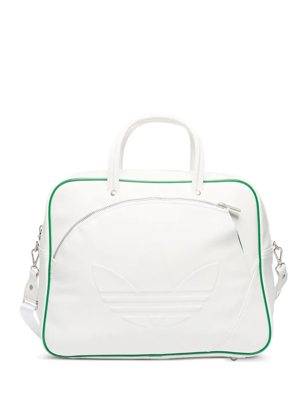 

Сумка на плечо с тисненым логотипом в стиле боулинг Adidas, белый