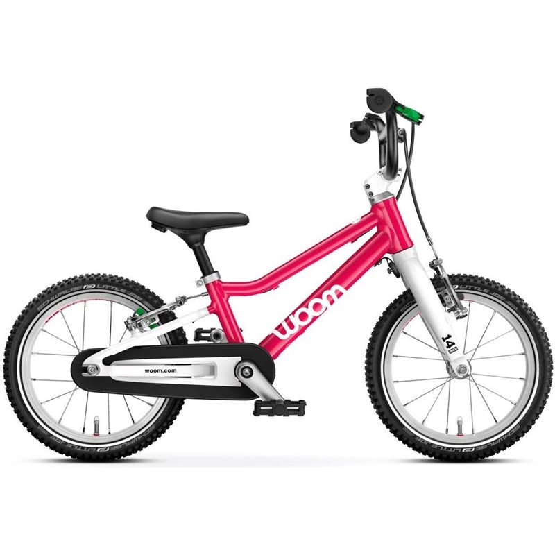 

Детский велосипед Woom Go 2 14", ярко-розовый