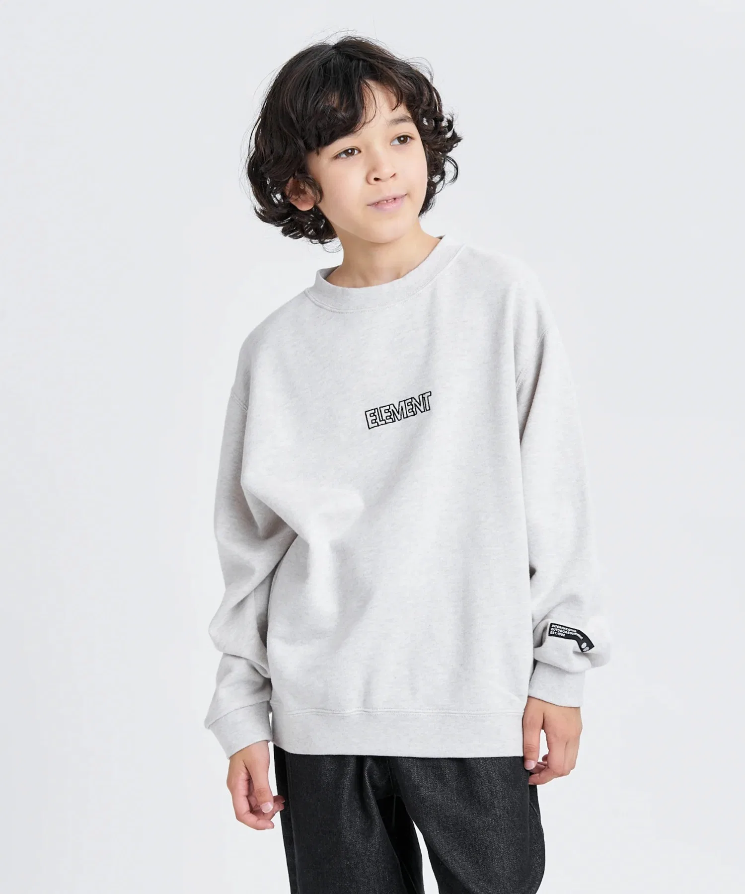 Детская толстовка ELEMENT Kids KICK FLIPPER CREW [модель осень/зима 2025] / Детская толстовка Element — фото 2