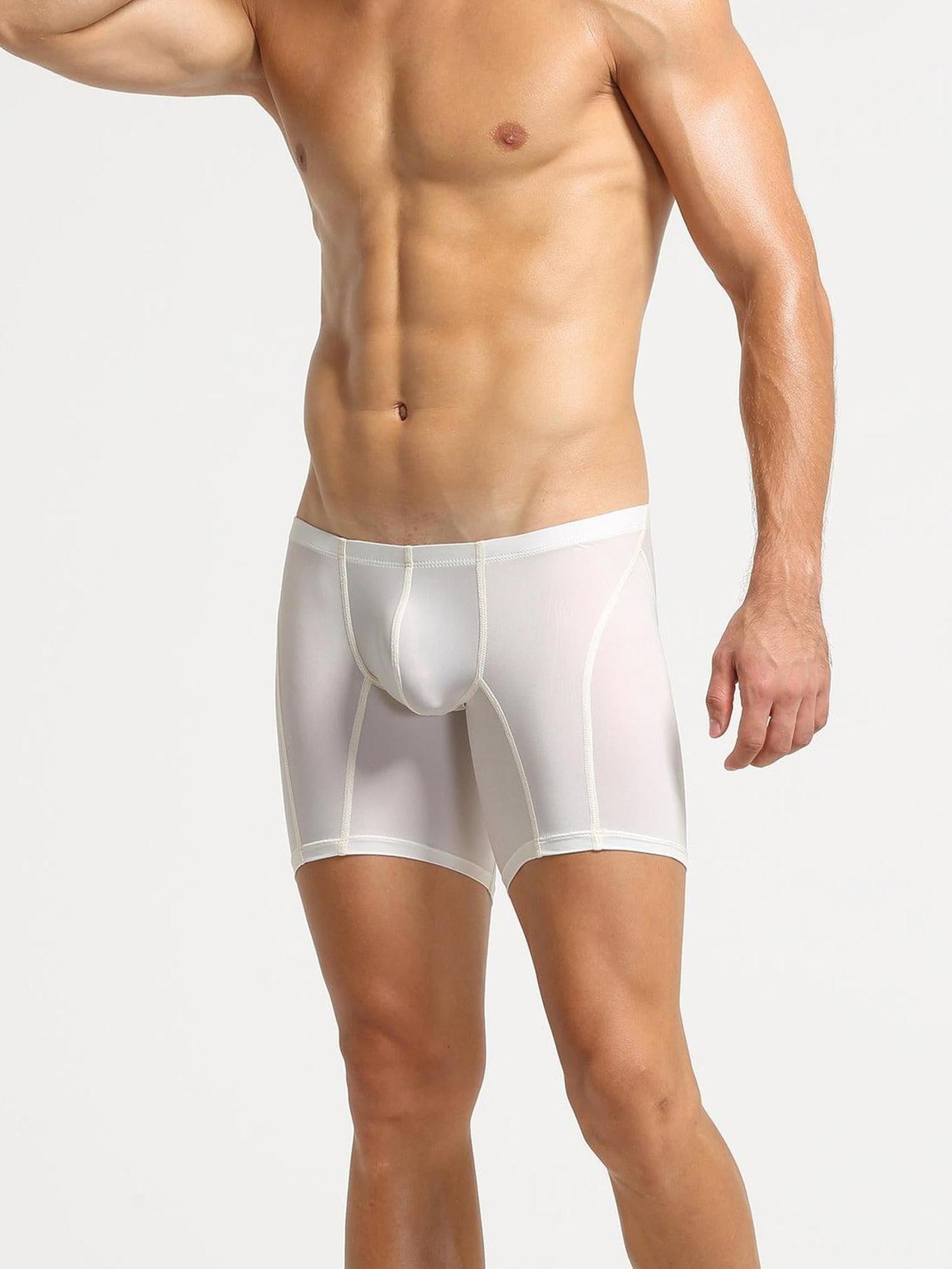 

SEOBEAN Длинные кальсоны 'Long Shorts Home Sport' в белом цвете