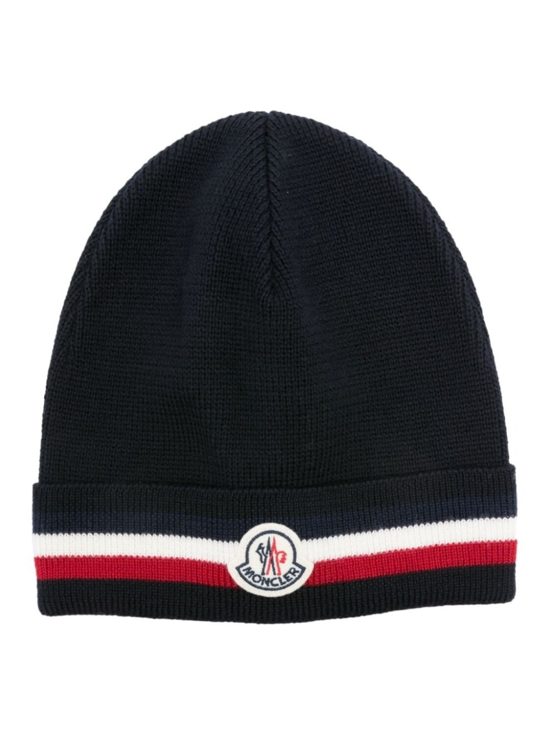 

Шапка бини с логотипом Moncler, синий