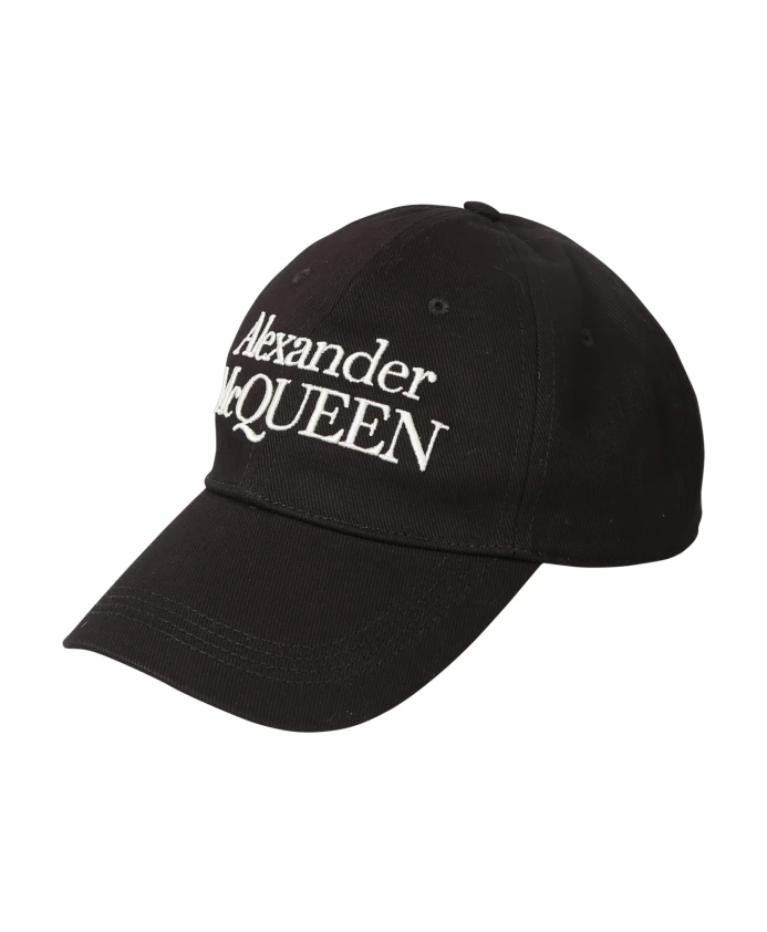 

Бейсболка с вышитым логотипом Alexander Mcqueen, черный