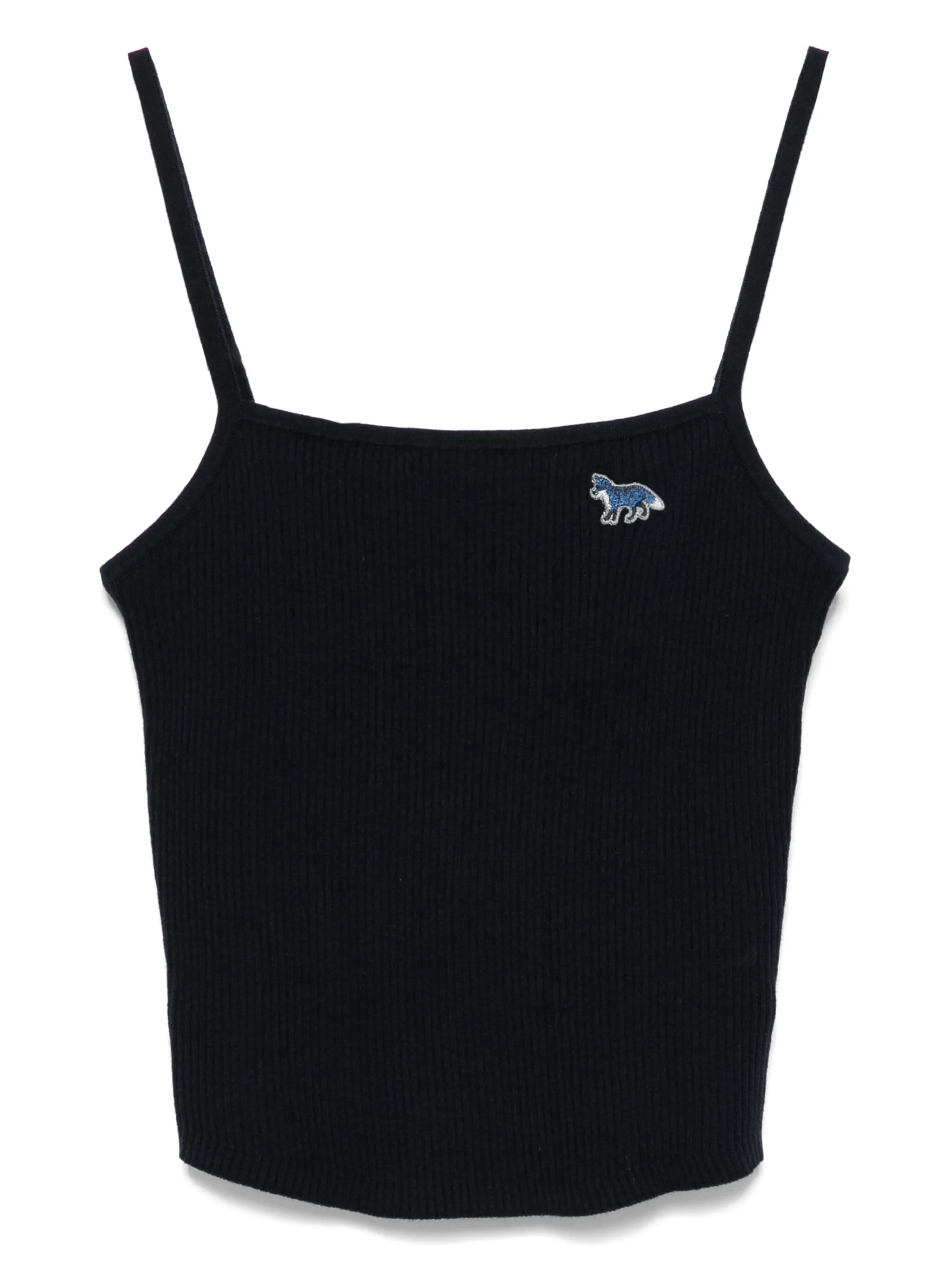 

Топ с логотипом Fox Maison Kitsuné, синий