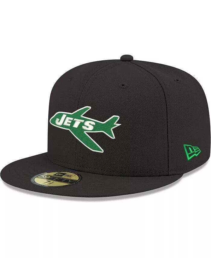 

Мужская черная приталенная кепка New York Jets Omaha Throwback 59FIFTY New Era