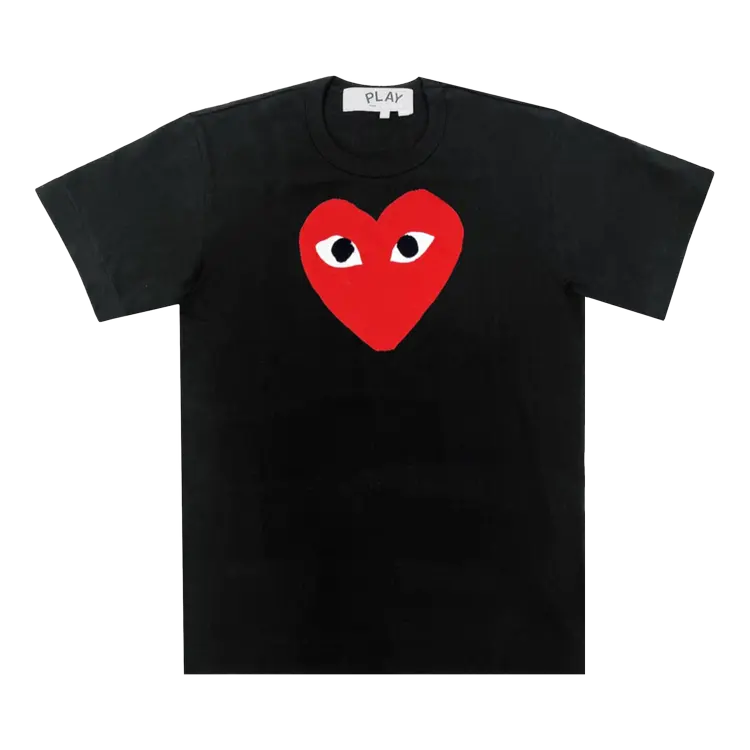 

Футболка Comme Des Garçons PLAY Comme des Gar ons PLAY Red Heart 'Black', черный