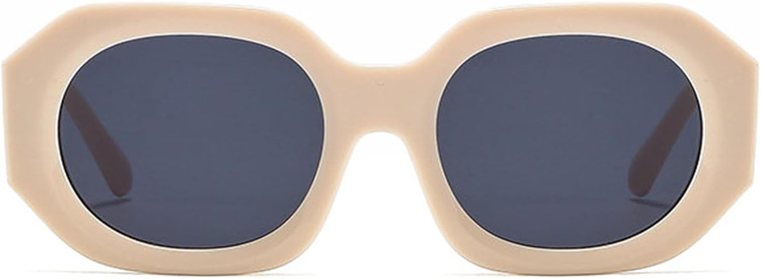 

Солнцезащитные очки Helena Retro увеличенного квадратного размера для женщин и мужчин, модные очки в стиле 90-х, массивные многоугольные солнцезащитные очки с защитой UV400, C2