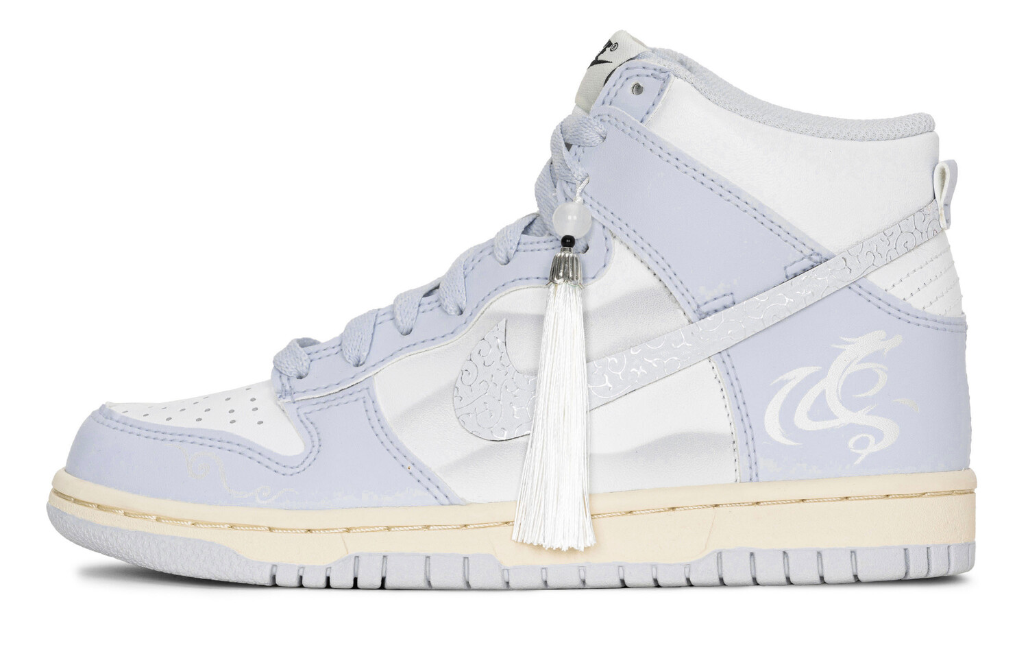 

Кроссовки Nike Dunk Skateboarding Shoes Women's Mid-top White/blue, белый