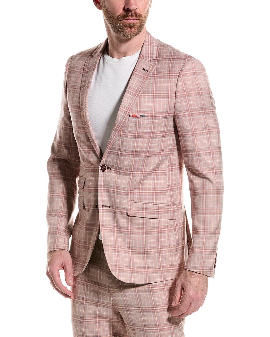 

Серая куртка Dover с пейсли и принтом Paisley & Gray, розовый