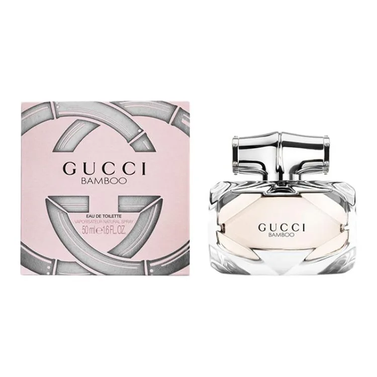GUCCI Женский туалетный парфюм Bamboo Grace с ароматом попурри, лимона и амбры, 50ml