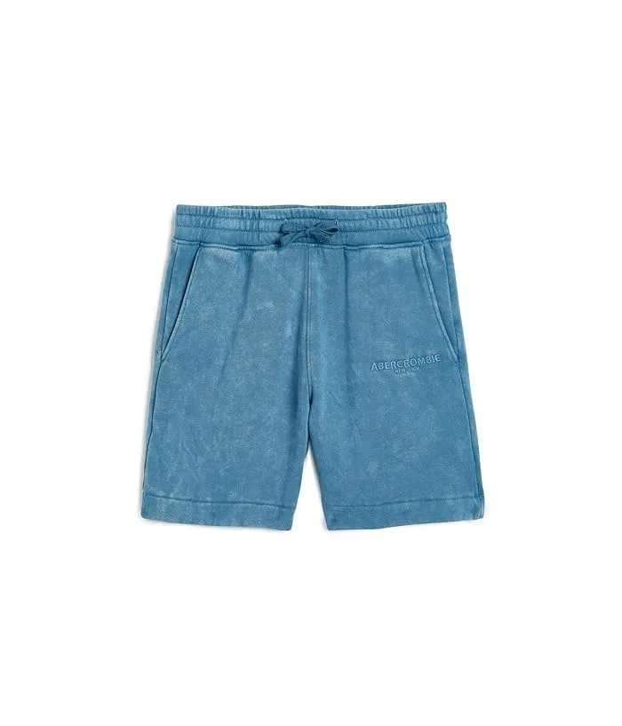 Шорты флисовые Sunfaded Fleece Shorts abercrombie kids, Moonlight Blue