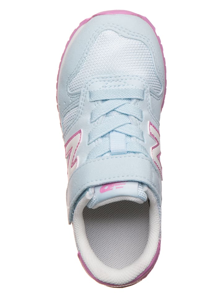 Кроссовки на шнуровке New Balance, светло-синий — фото 4