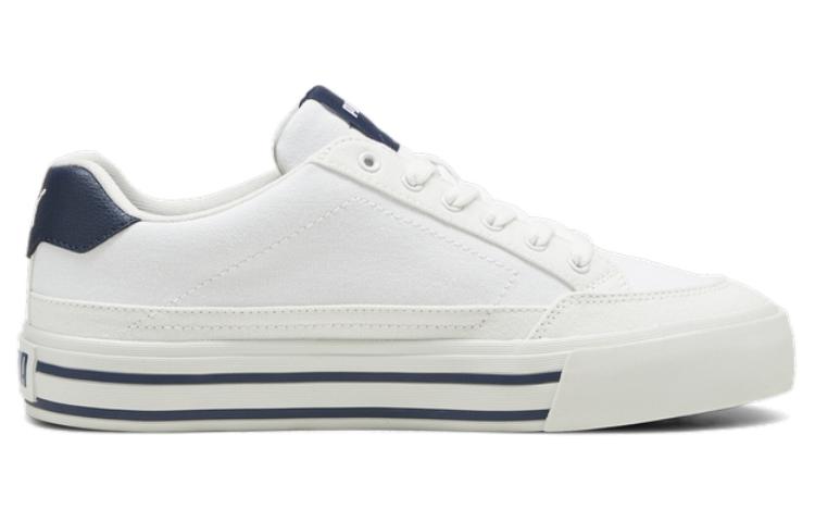 PUMA Классические кеды Court Classic Vulc 'Белый Черный' - Белый Синий, цвет White Blue — фото 2