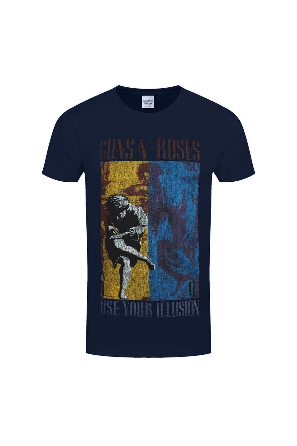 

Используйте свою футболку с иллюзией Guns N Roses, темно-синий