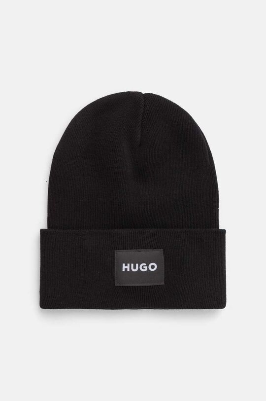 

Хлопковая шапка Hugo, черный