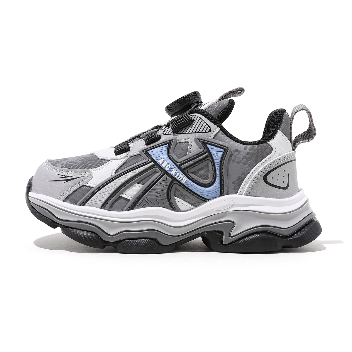 

Прочные, дышащие, легкие, низкие детские кроссовки для бега ABC KIDS, серый