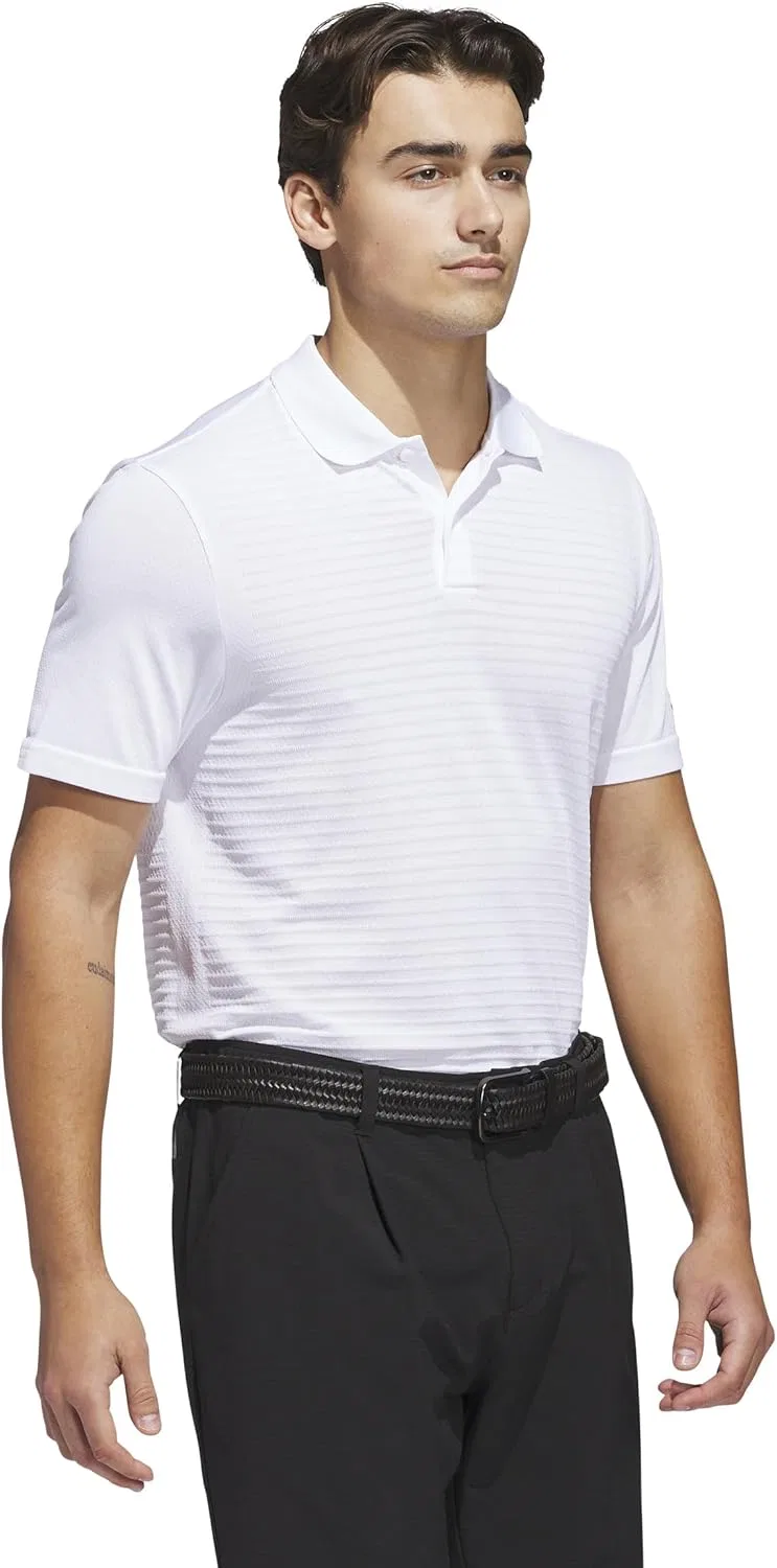 Футболка-поло Adidas Golf Men's ULTIMATE365 Tour Seamless, белый — фото 2