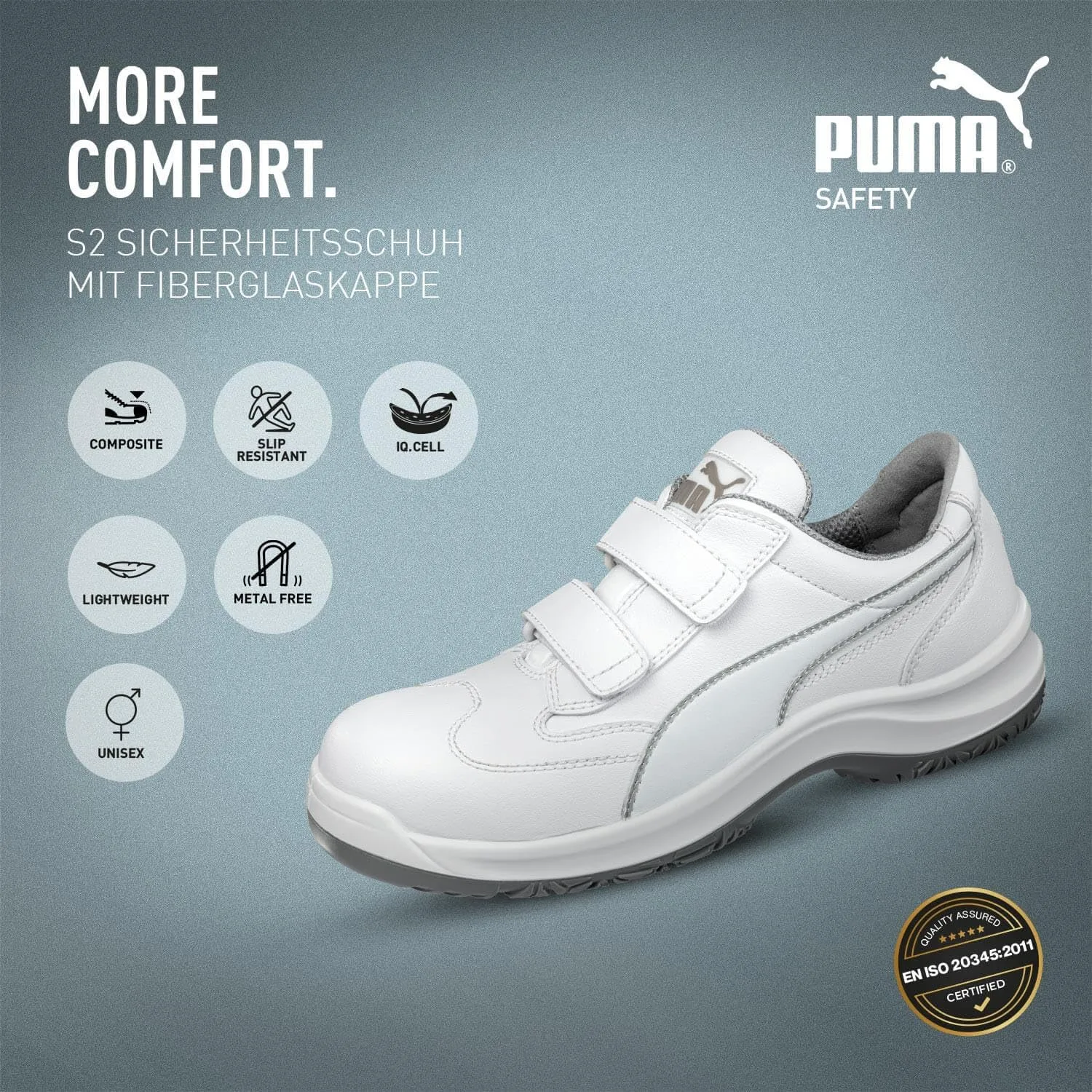 Кроссовки Puma Absolute Low Protection, белые, PU64045 — фото 2