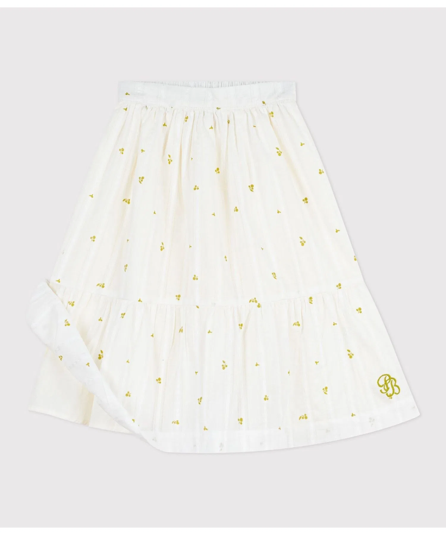 Детская юбка PETIT BATEAU с цветочным принтом — фото 2