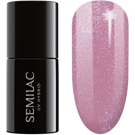 

Semilac UV Nail Polish Shimmer Dust Pink 319 7мл - Лак для ногтей с насыщенным цветом и стойкостью