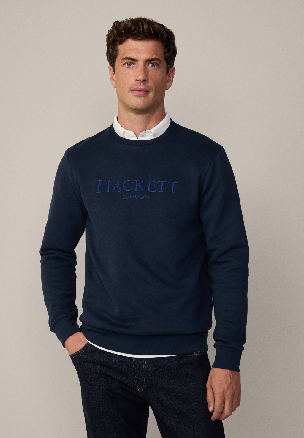 

Толстовка HERITAGE Hackett London, темно-синий