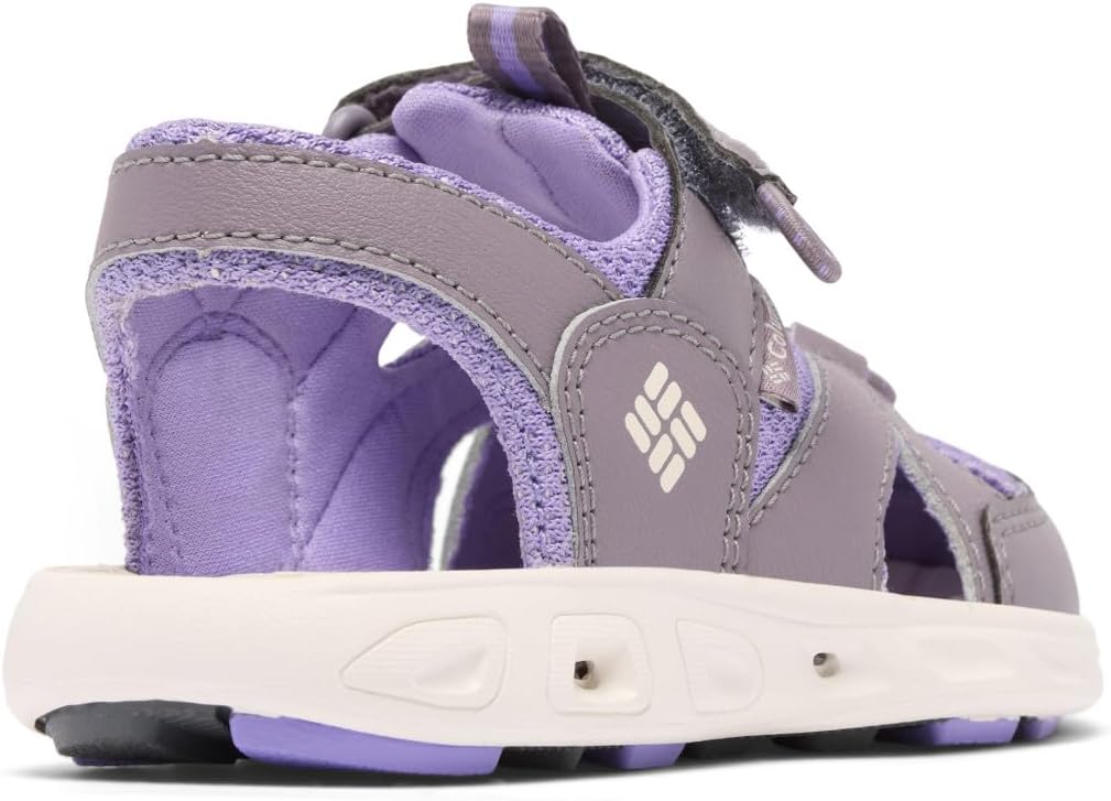 Columbia unisex-child Techsun Wave закрытые сандалии, Granite Purple/Paisley Purple — фото 2