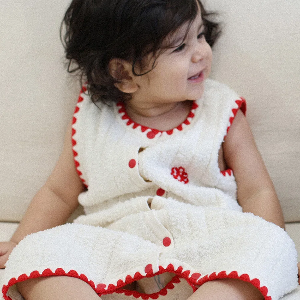Детский спальный жилет French Sleep Vest айвори от Theloha