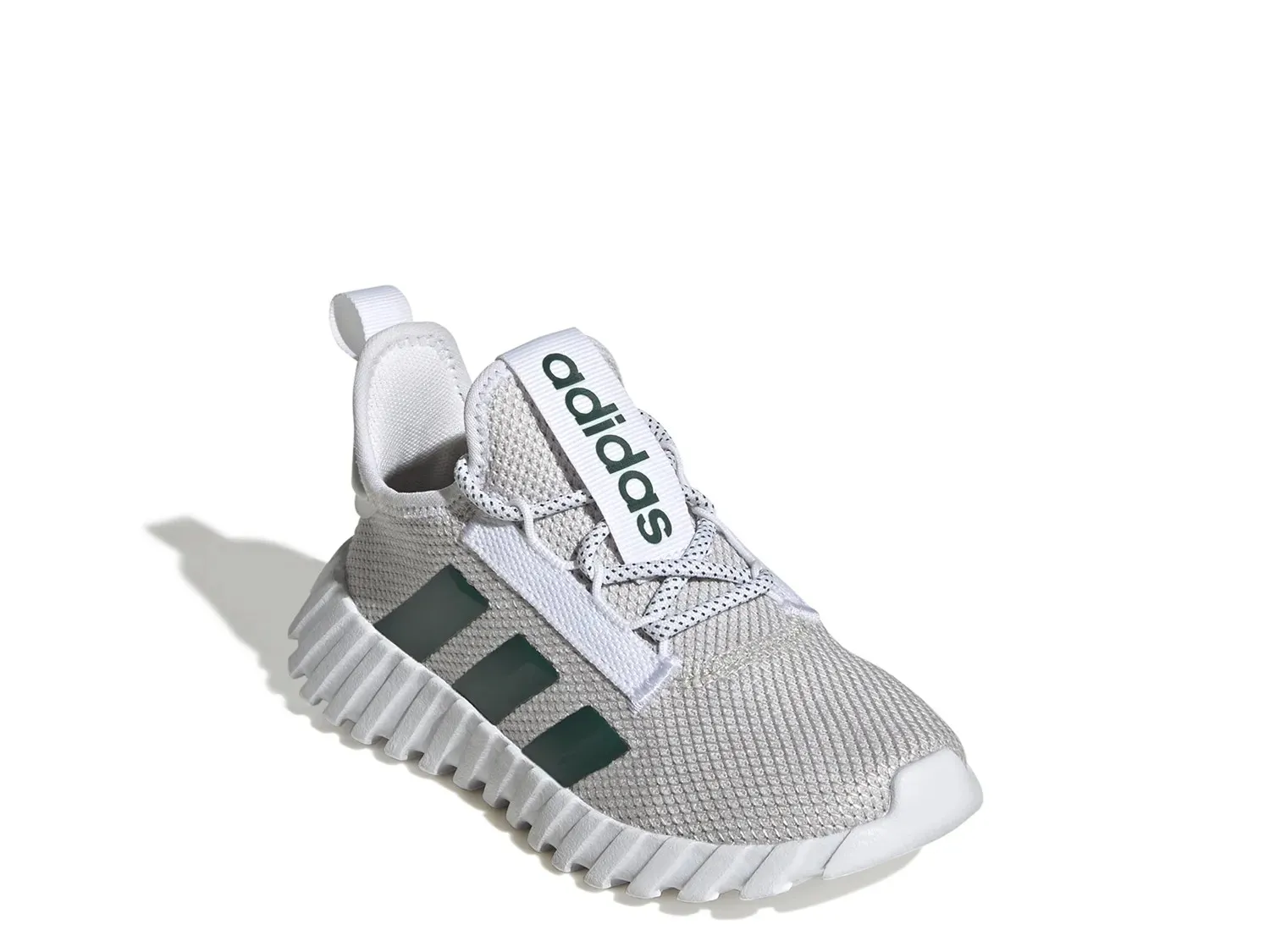 

Кроссовки Adidas Kaptir Flow — детские, цвет белый/зеленый