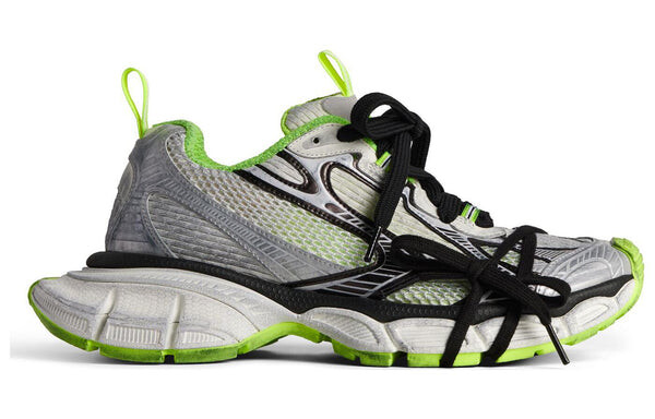 Кроссовки 3xl sneakers 'grey black green mesh and polyurethane' Balenciaga, серый — фото 2