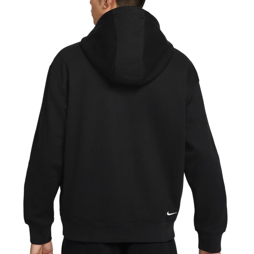 Флисовая толстовка с капюшоном Nike, черный — фото 3