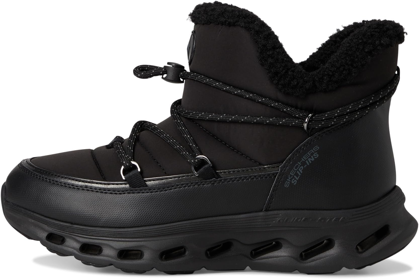Ботинки SKECHERS Women's On-The-Go Glide Step 2.0 Puffer Boots, Black/Black — фото 4