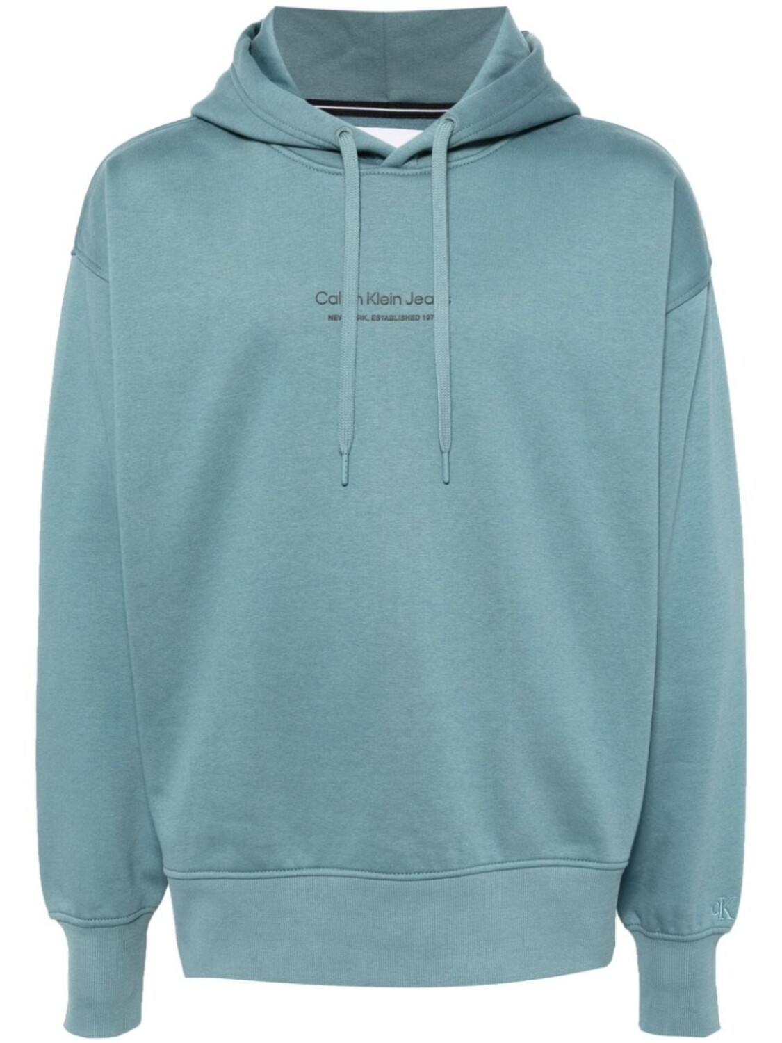 

Худи с кулиской и логотипом Calvin Klein, синий