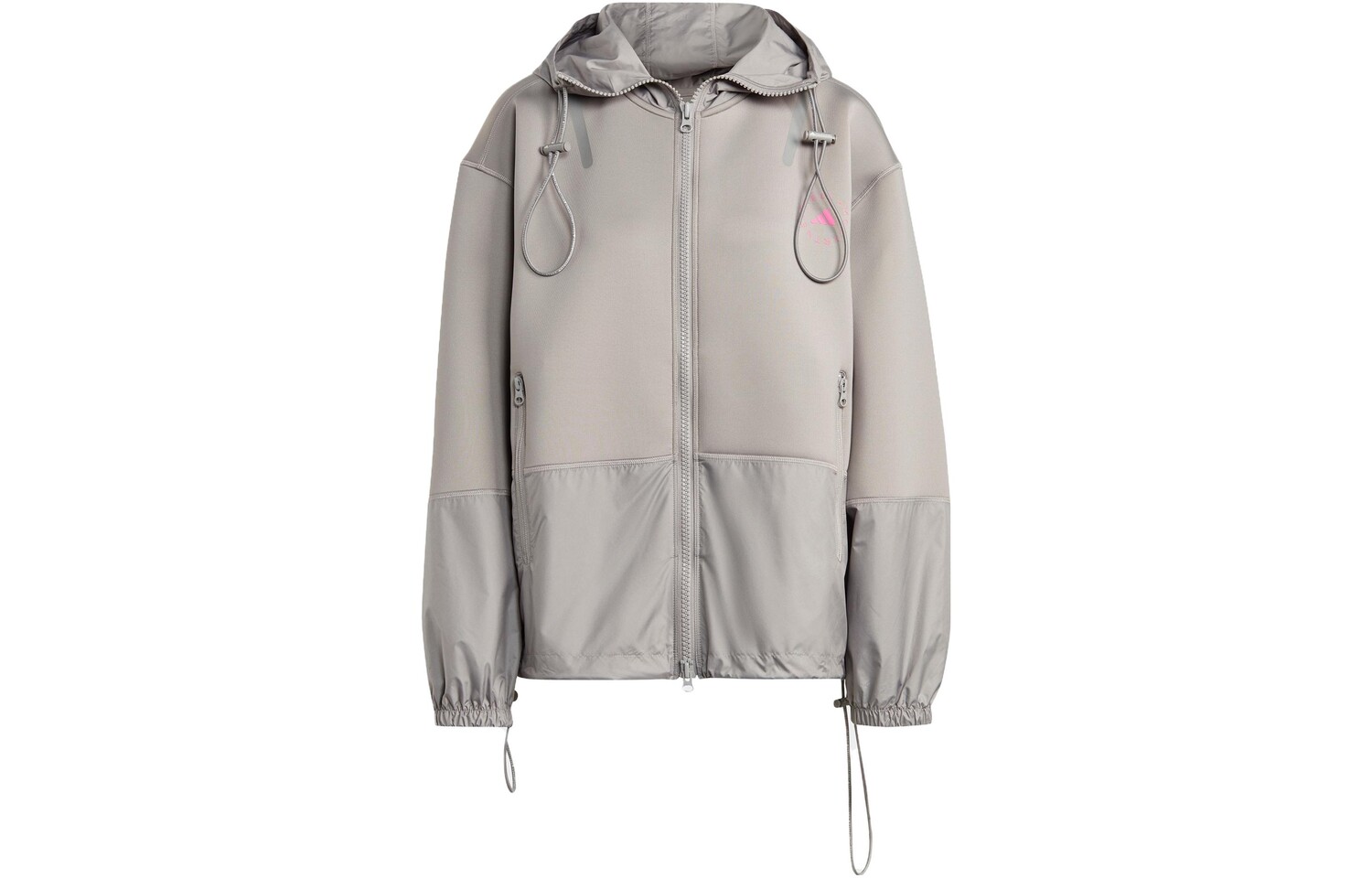 

Куртка Stella McCartney X Stella McCartney Cotitled Series для женщин, цвет голубиный пепел Adidas