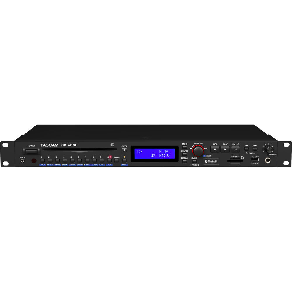 

TASCAM CD-400U CD/SD/USB Player with Bluetooth and AM/FM CD-400U
