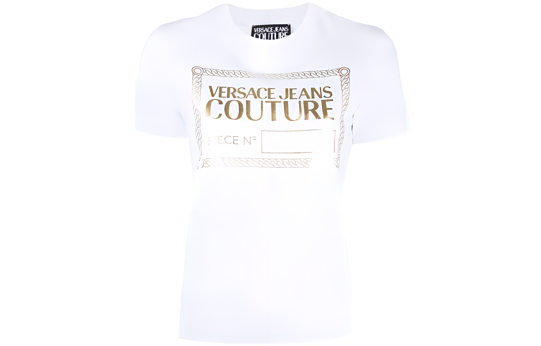 

VERSACE JEANS COUTURE Футболка SS22 женская белая, Белый, VERSACE JEANS COUTURE Футболка SS22 женская белая