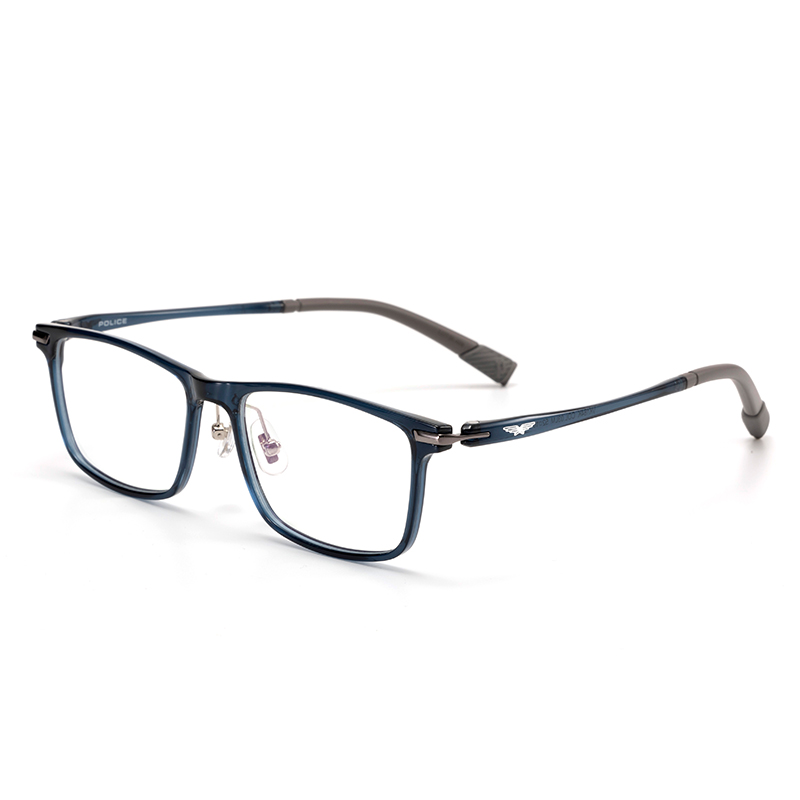 

Police Квадратные очки детские черные, VK164K-03LM/Transparent Dark Blue