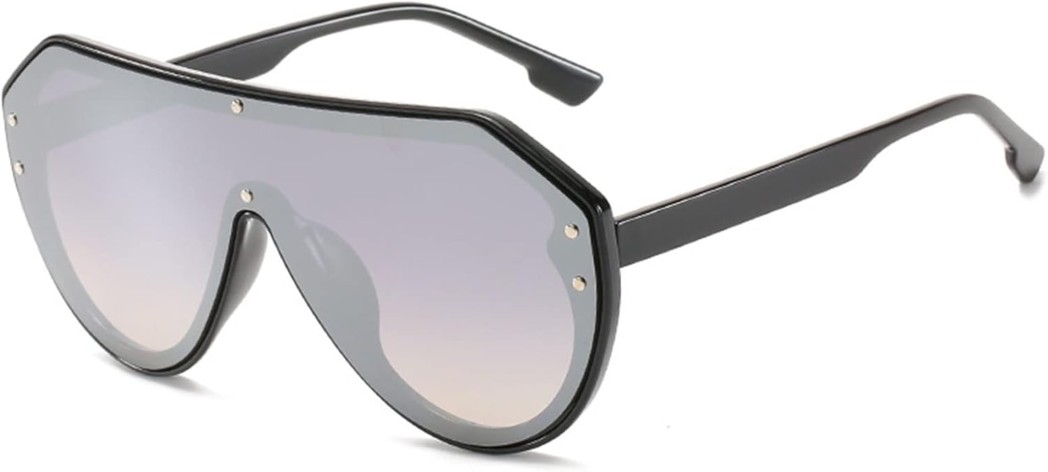 

Модные солнцезащитные очки в крупной оправе для мужчин и женщин, идеально подходят для отдыха на природе, пляжа и активного отдыха (Цвет: G, Размер: Средний) GAOXIN, G