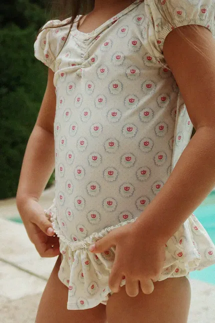 Купальник цельный MALTI SWIMSUIT GRS Konges Sløjd, бежевый