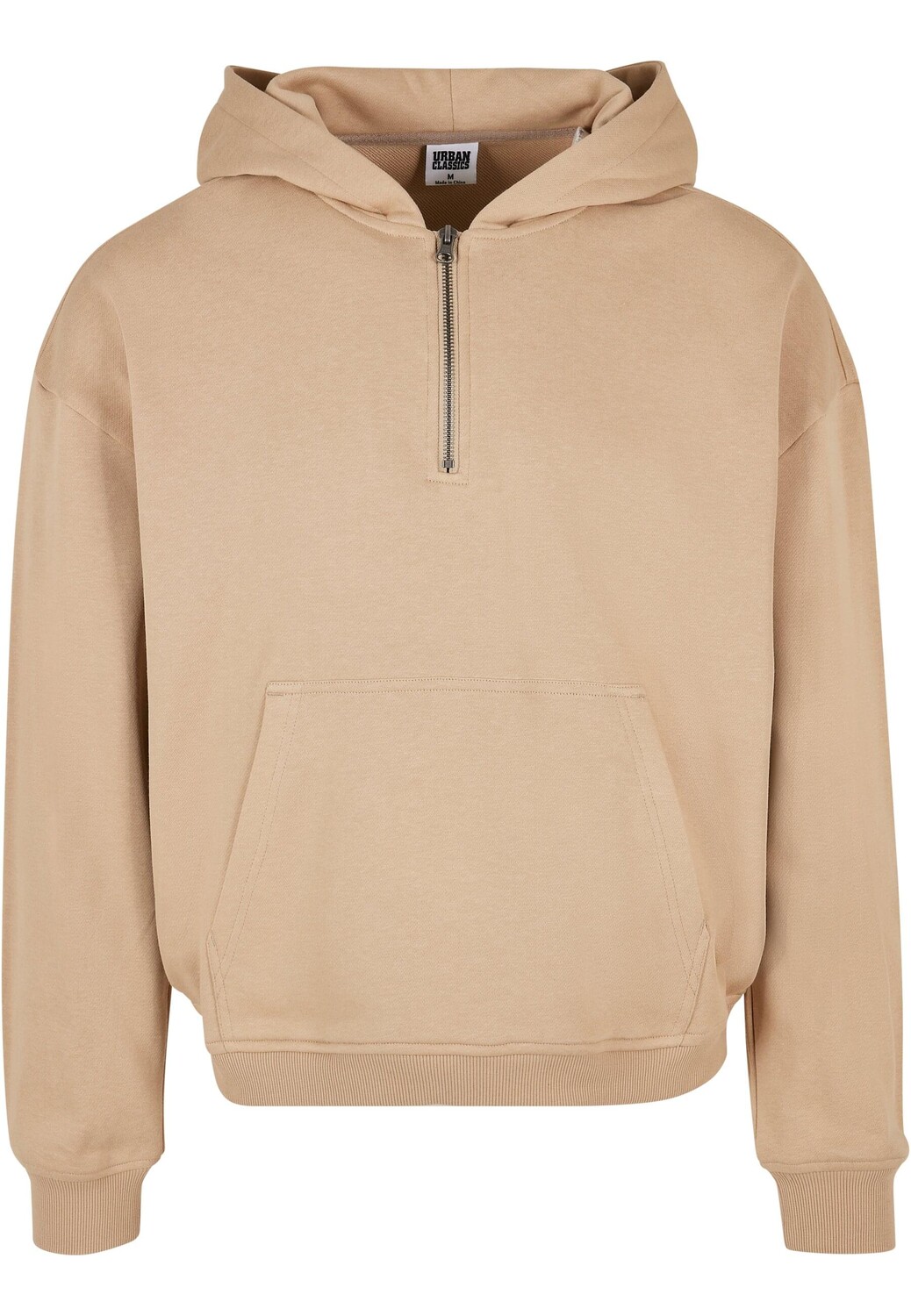 

Толстовка Urban Classics Zip Kapuzenpullover, цвет unionbeige