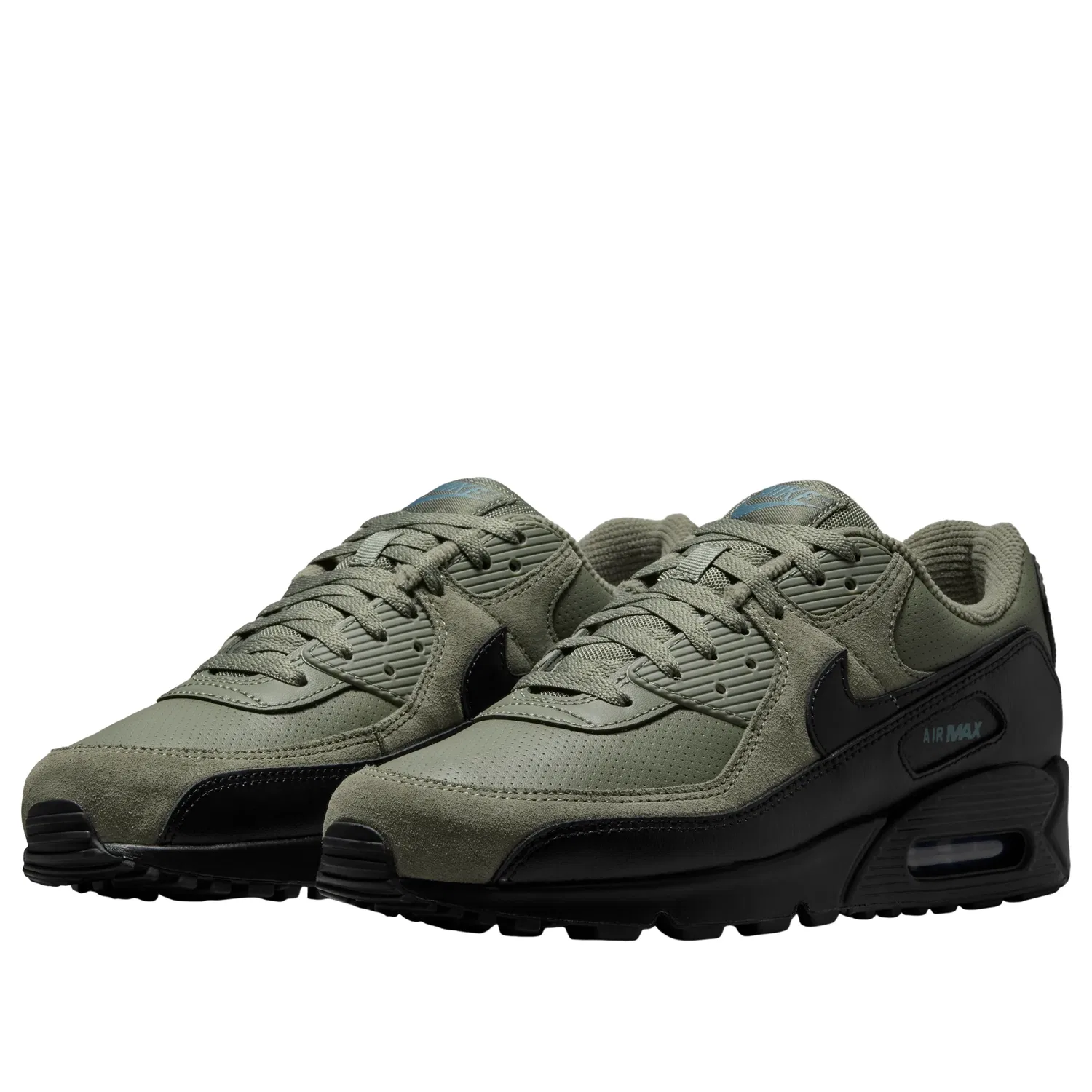 Кроссовки Nike Air Max 90 'Silver Sage Mineral Slate Black' IV2868-328, зеленый — фото 4