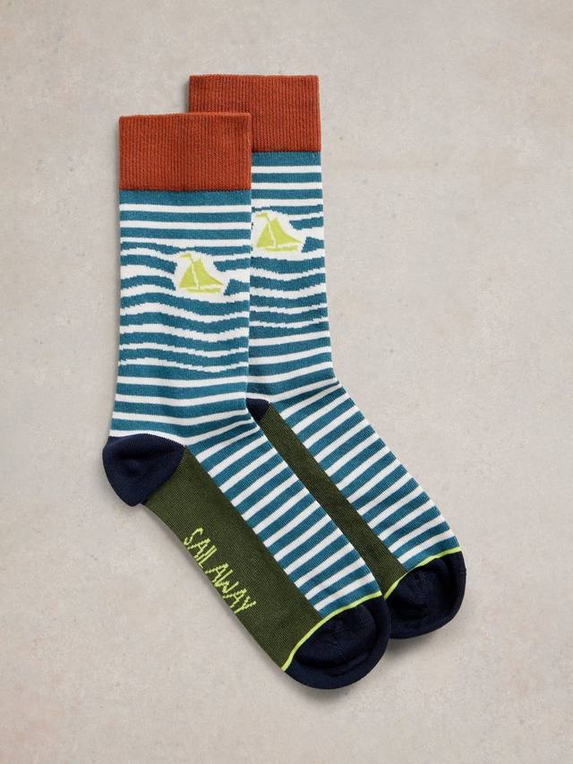 

Ботинки из органического хлопка носки до щиколотки White Stuff, Teal/Multi