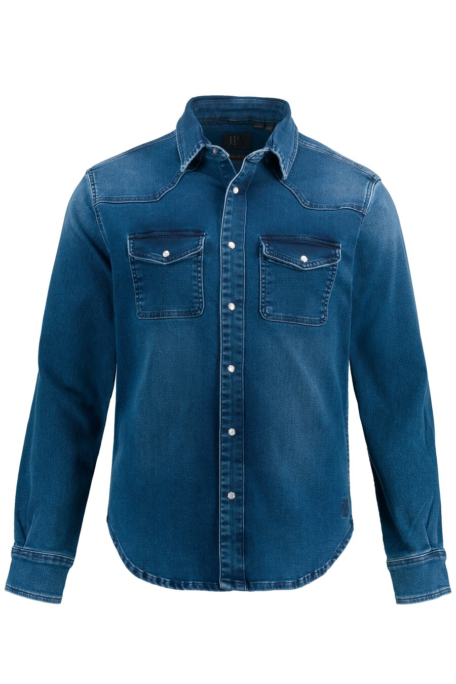 

Рубашка на пуговицах классического кроя JP1880, Blue