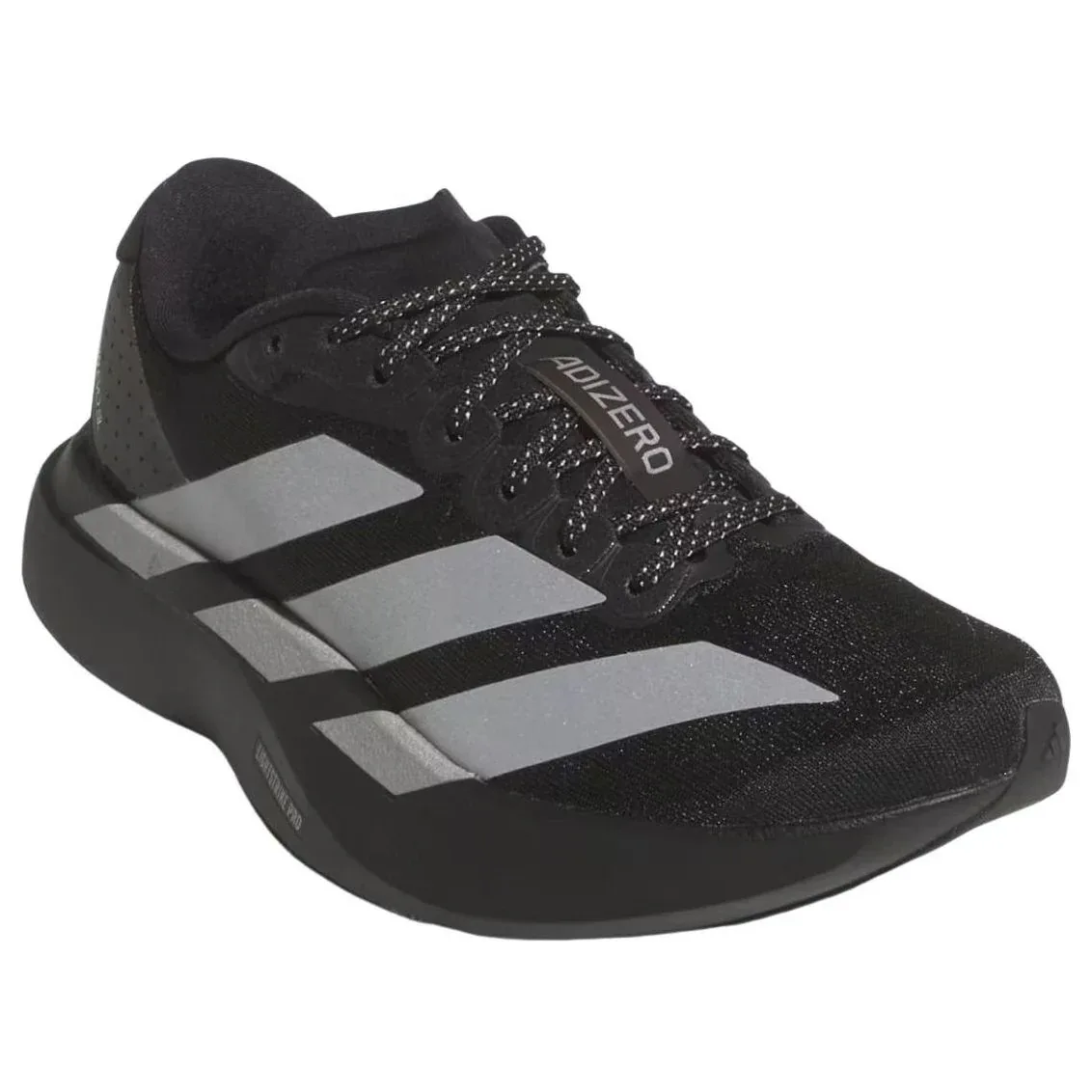 Кроссовки (GS) Adidas Adizero Evo SL 'Black Silver Metallic' — фото 4