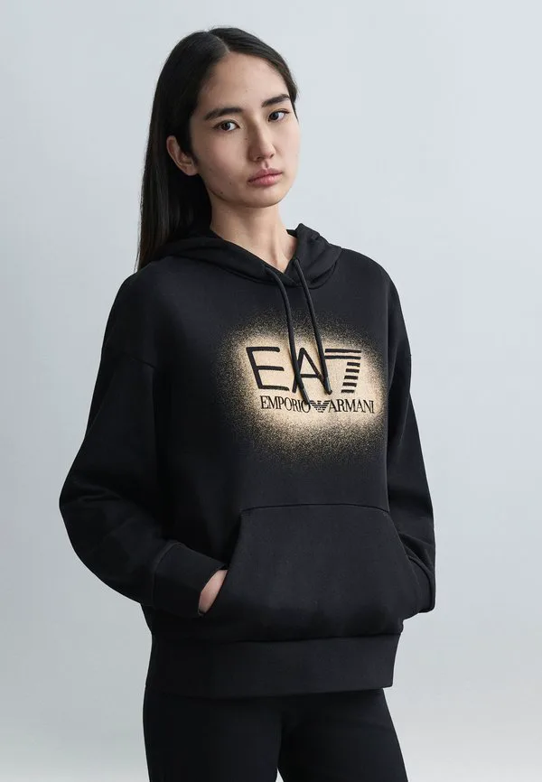 

Толстовка с капюшоном Ea7 Emporio Armani, Black/Rose Gold-Coloured, Черный, Толстовка с капюшоном Ea7 Emporio Armani, Black/Rose Gold-Coloured