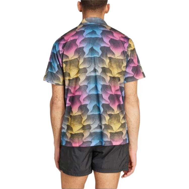 Мужская рубашка с принтом ALLOVER, многоцветная Adidas, цвет Multicolor — фото 3