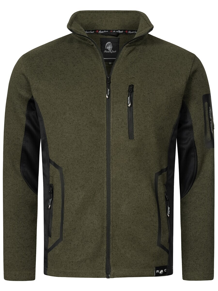 

Флисовая куртка Rock Creek Fleece Jacket, темно-зеленый
