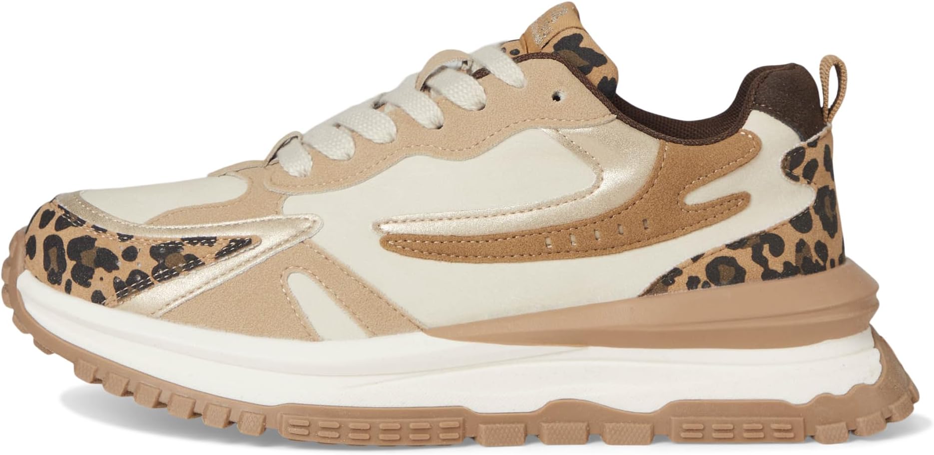 Кроссовки Blowfish Malibu Leo Lace-Up Shoes, Gold/Tan/Black — фото 4