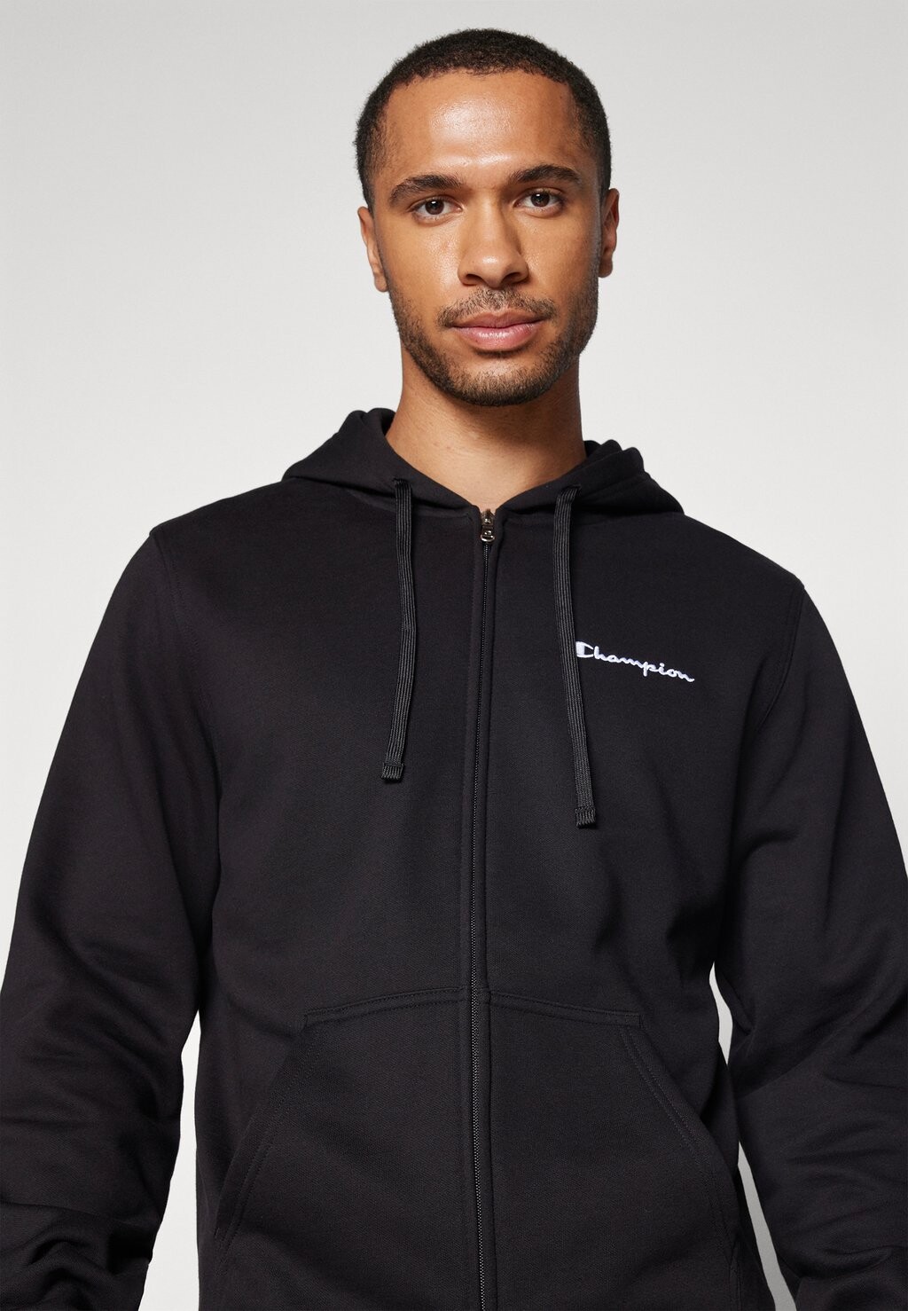 

Толстовка ICONS FULL ZIP HOODIE SMALL LOGO Champion, черный